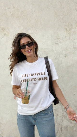 LIFE HAPPENS CAFECITO HELPS