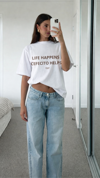 LIFE HAPPENS CAFECITO HELPS