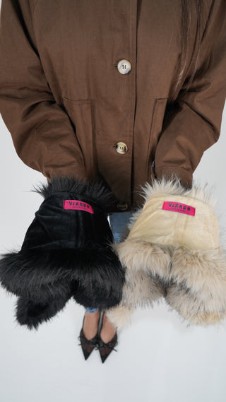 CUELLO DE PELO VIRAGO NEGRO