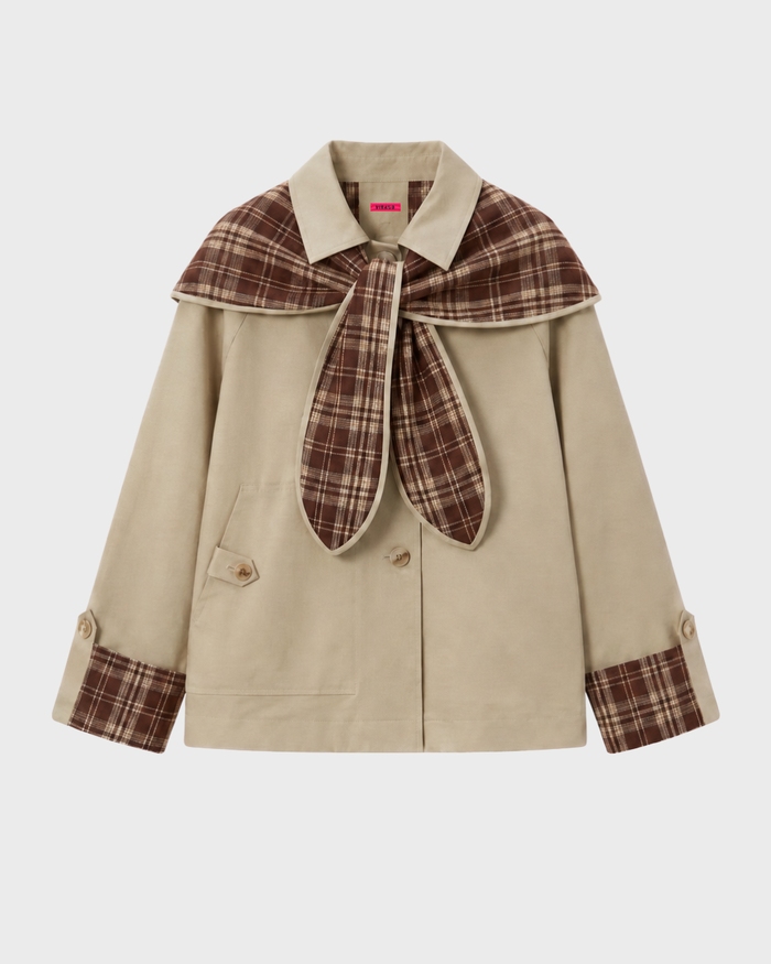 TRENCH CON CAPA REVERSIBLE