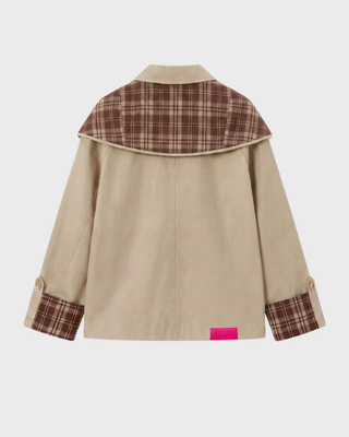 TRENCH CON CAPA REVERSIBLE