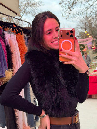 VIRAGO FUR COLLAR NIGHT