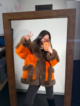 ABRIGO NARANJA VIRAGO