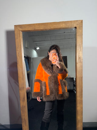 ABRIGO NARANJA VIRAGO