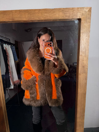 ABRIGO NARANJA VIRAGO