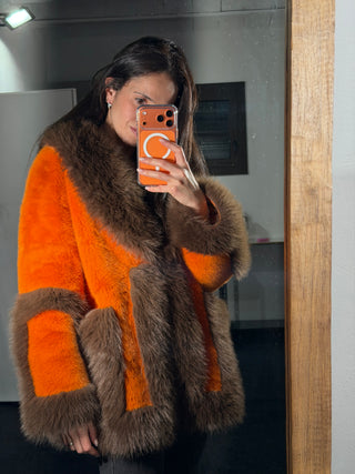 ABRIGO NARANJA VIRAGO