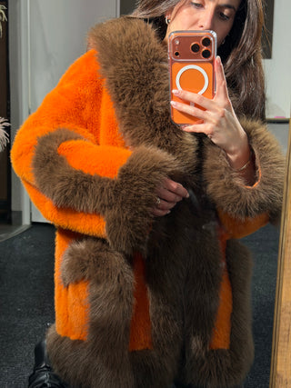 ABRIGO NARANJA VIRAGO