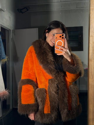 ABRIGO NARANJA VIRAGO