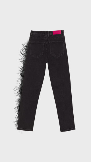 VAQUEROS VIRAGO CON PLUMAS LATERAL