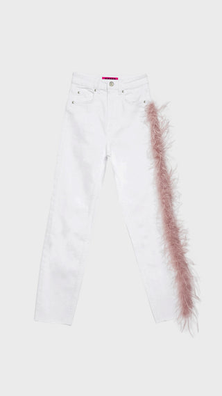 VAQUEROS VIRAGO CON PLUMAS LATERAL