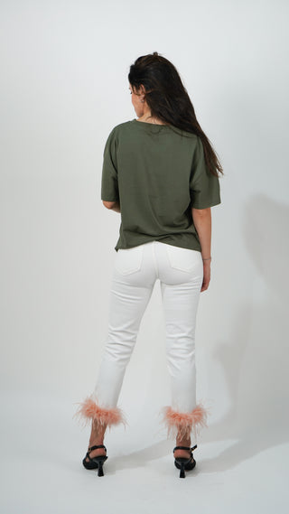 VAQUEROS VIRAGO CON PLUMAS BAJO