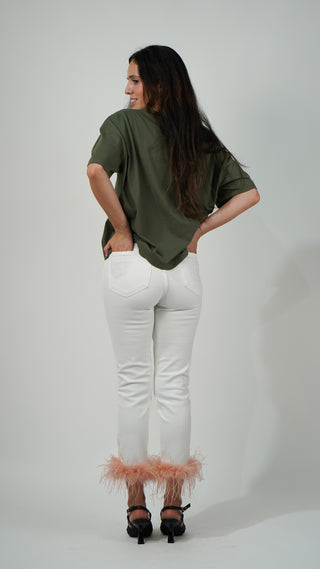 VAQUEROS VIRAGO CON PLUMAS BAJO