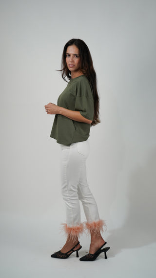 VAQUEROS VIRAGO CON PLUMAS BAJO