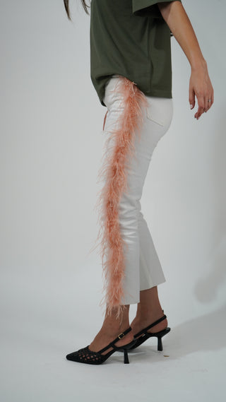 VAQUEROS VIRAGO CON PLUMAS LATERAL