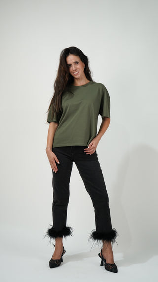 VAQUEROS VIRAGO CON PLUMAS BAJO