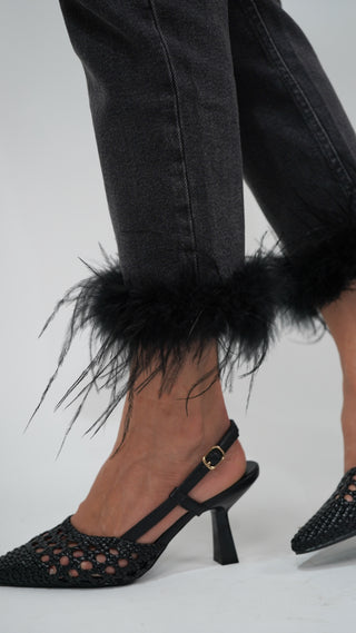 VAQUEROS VIRAGO CON PLUMAS BAJO