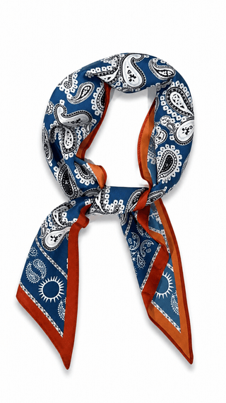 VIRAGO TRIANGULAR SILK BANDANA