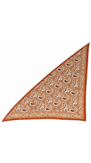 PAÑUELO TRIANGULAR DE SEDA VIRAGO