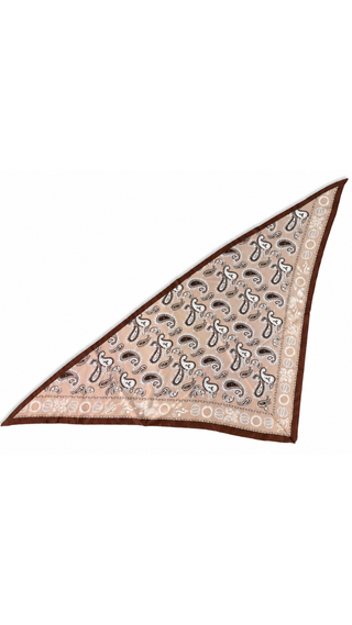 PAÑUELO TRIANGULAR DE SEDA VIRAGO