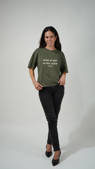 CAMISETA ORGÁNICA WOKE UP SEXY (K)