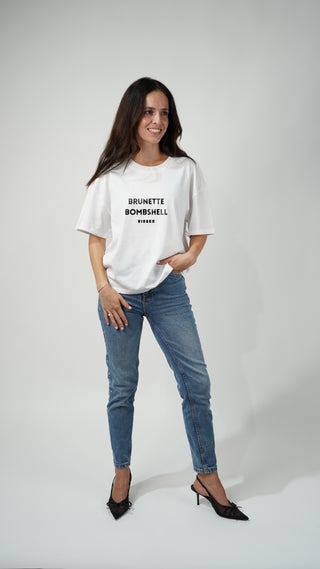 CAMISETA ORGÁNICA BRUNETTE BOMBSHELL (W)