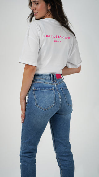 CAMISETA ORGÁNICA TOO HOT TO CARE (W)
