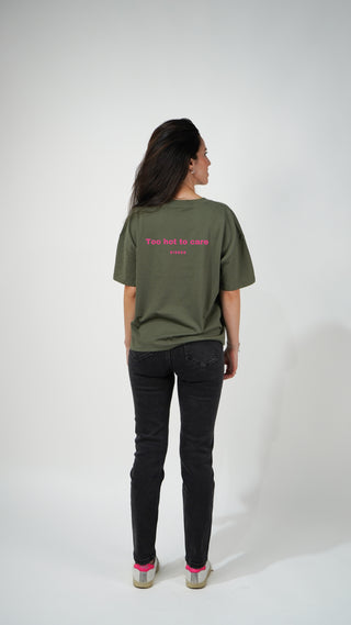 CAMISETA ORGÁNICA TOO HOT TO CARE (K)