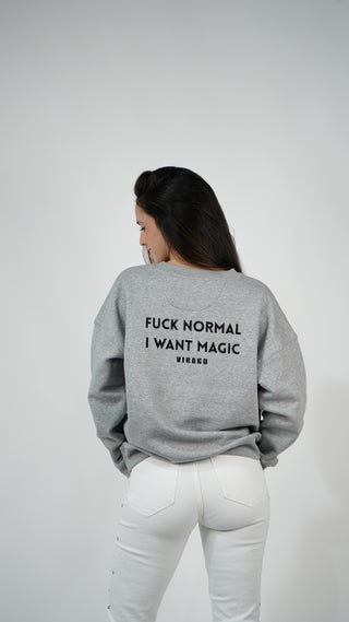 SUDADERA ORGÁNICA VIRAGO FUCK NORMAL (G)