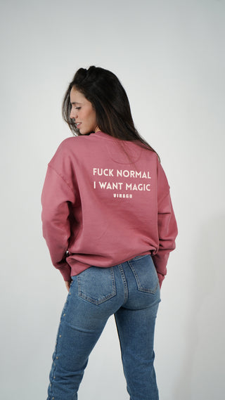 SUDADERA ORGÁNICA VIRAGO FUCK NORMAL (R)