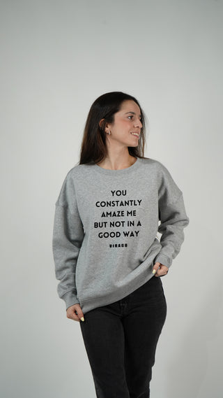 SUDADERA ORGÁNICA VIRAGO YOU CONSTANTLY (G)