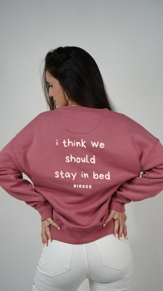 SUDADERA ORGÁNICA VIRAGO I THINK WE SHOULD (R)