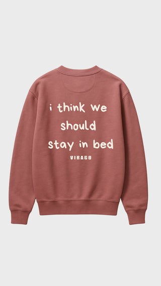 SUDADERA ORGÁNICA VIRAGO I THINK WE SHOULD (R)