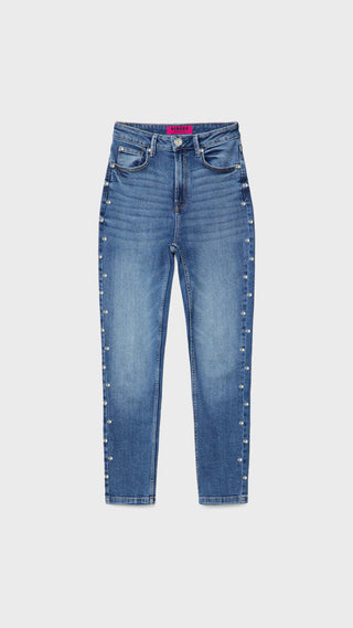 VAQUEROS VIRGO CON TACHAS